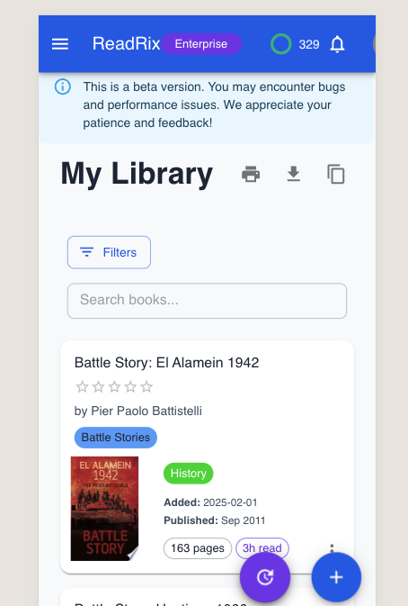 Mobile interface preview